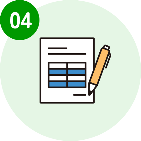 賃貸契約の締結イラスト