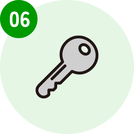 退去時の対応イラスト