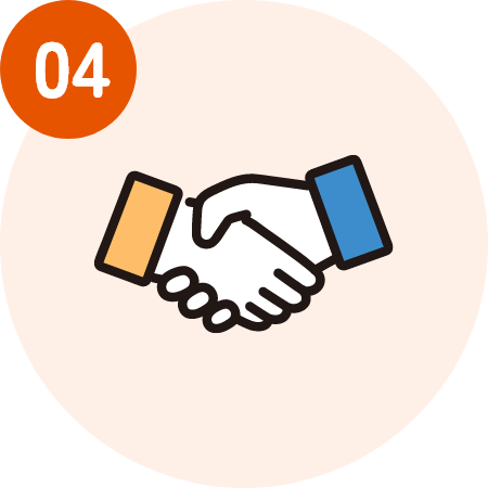 媒介契約の締結イラスト