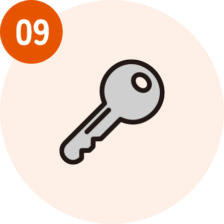 残代金の受領・物件の引渡しイラスト