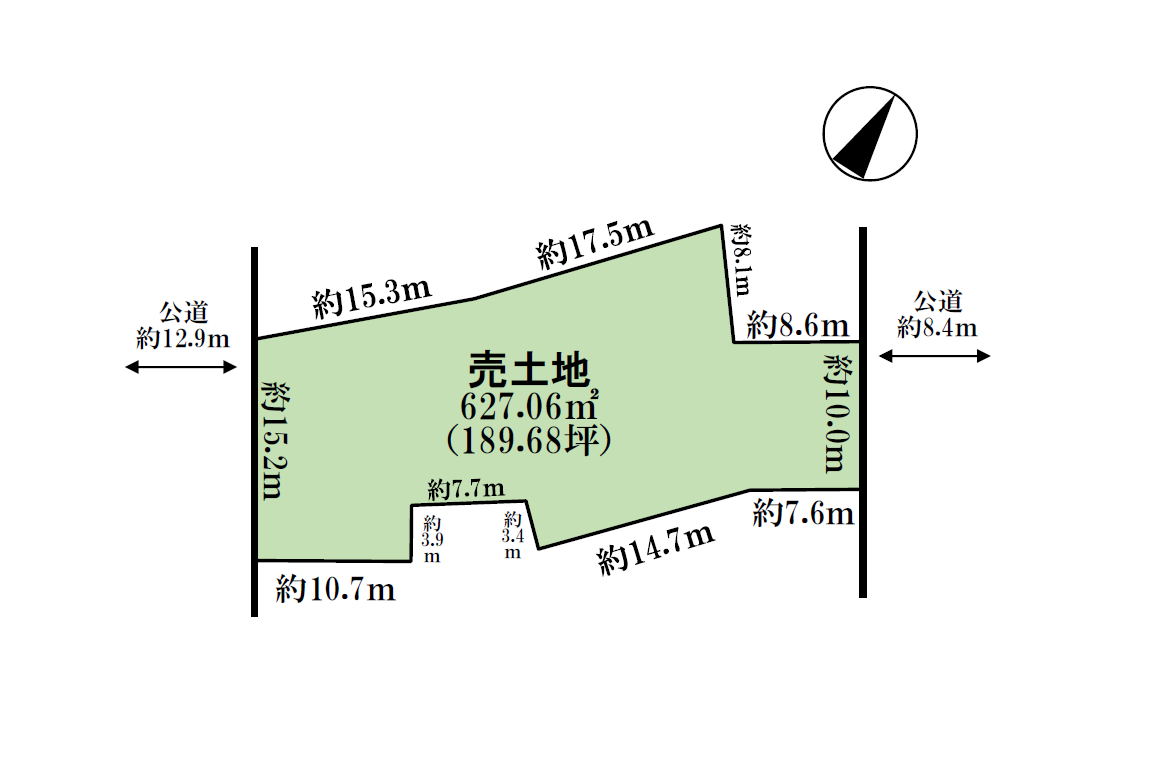 清須市西田中長堀　土地